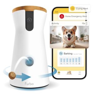 Furbo 360° Dog Camera: Treat Toss & Barking Alerts