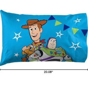 Toy Story Woody & Buzz Pillowcase – Kids Super Soft Bedding