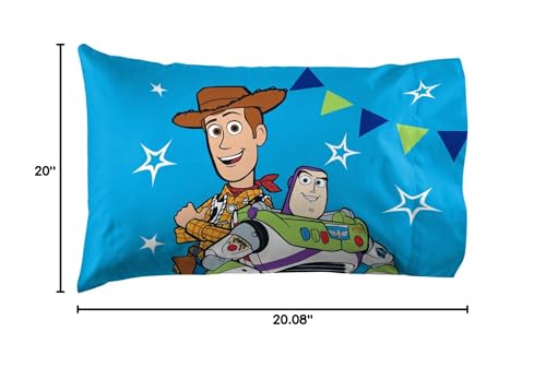 Toy Story Woody & Buzz Pillowcase - Kids Super Soft Bedding - Image 2
