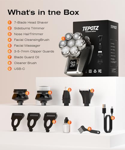 Head Shavers for Bald Men - 7D Electric Razor - Image 8