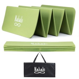 Folding Yoga Mat with Carry Bag – 6mm, Anti-Slip & Portable