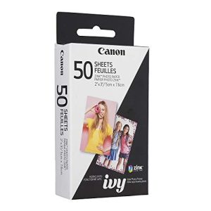 Canon IVY ZINK 2″x3″ Photo Sticker Paper – 50 Sheets