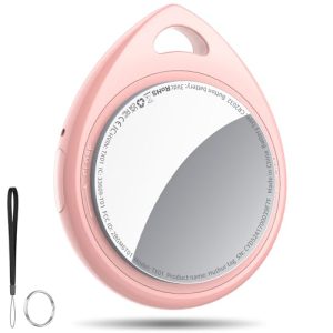 Pink Bluetooth Tracker Tag: Find My Compatible (iOS)