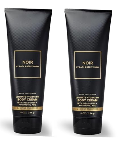 Bath & Body Works Men's Noir Ultra Shea Body Cream (2-Pack)
