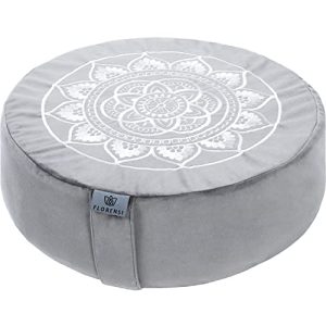 Florensi Large Grey Meditation Cushion – Buckwheat