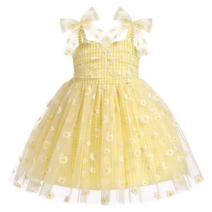 Baby Girls 1st Birthday Daisy Tulle Tutu Dress