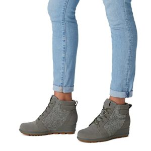 Sorel Women’s Evie Ankle Lace Boot – Quarry, Grill