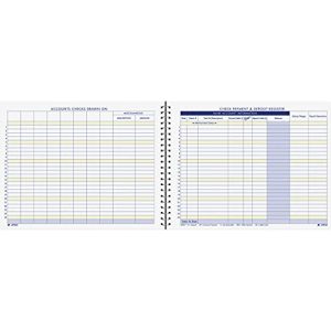 Adams 8.5×11″ Check & Deposit Register (44 Pages)