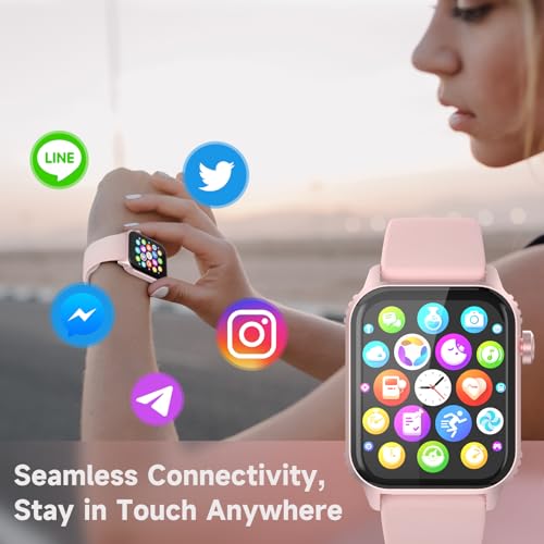 TRAUSI 1.83" HD Smartwatch: Bluetooth Call, 120 Sports Modes - Image 4