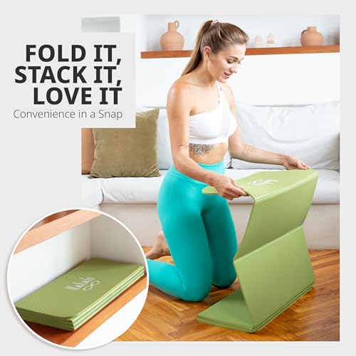 Folding Yoga Mat with Carry Bag - 6mm, Anti-Slip & Portable - Image 3