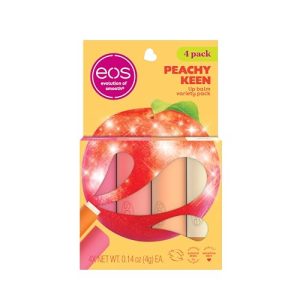 eos Peachy Keen Limited Edition Lip Balm Gift Set (4-Pack)