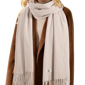 Fygicub Winter Scarf Shawl: Classic Fringe Wrap for Women