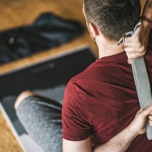 Gaiam 6ft Yoga Strap – D-Ring Stretch Band for Fitness