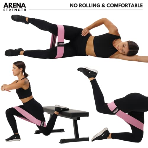 Arena Strength Fabric Booty Bands with Guide & Case - Image 3