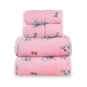 Peanuts Velvetloft Plush Full Sheet Set – Warm Fleece Bedding