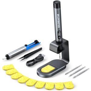 Cordless USB-C Soldering Iron Kit – Fast Heating & Auto Sleep