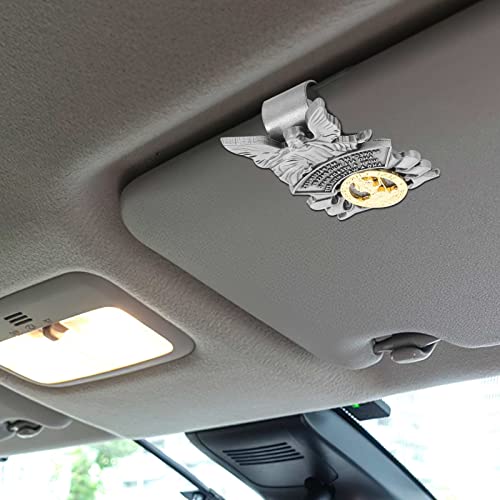 St Christopher Car Visor Clip Medal - Driving Safety Gift (2-Piece) - Image 4