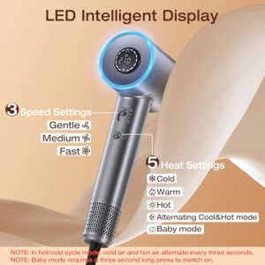 VivaEase Ionic Hair Dryer – Fast Drying & Professional Salon