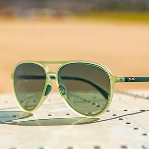 goodr Buzzed On Tower Polarized Aviator Sunglasses - Image 3