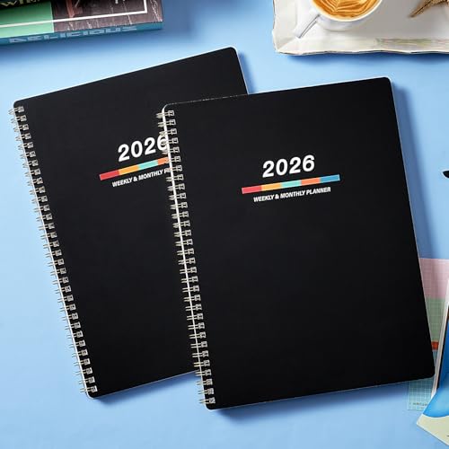 2026 Weekly & Monthly Planner 8.5"x11" - Classic Black - Image 4