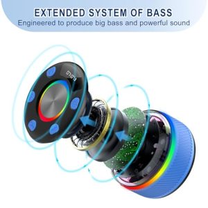 Bluetooth Shower Speaker with HD Sound & RGB Light