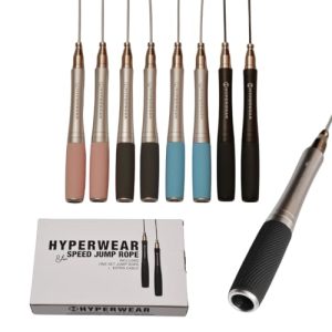Hyperwear Adjustable Speed Jump Rope – CrossFit & Boxing