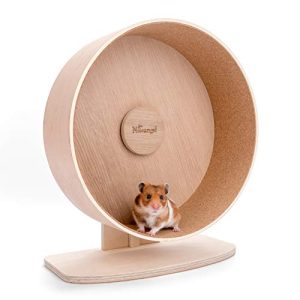 Niteangel Silent Wooden Hamster Exercise Wheel – Large