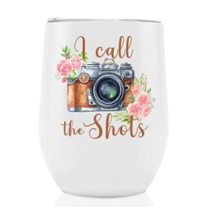 Photography Gift: 12oz Insulated Wine Tumbler for Women