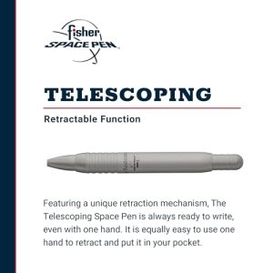 Fisher Space Pen Telescoping Pen – Black Ink, Gift Box