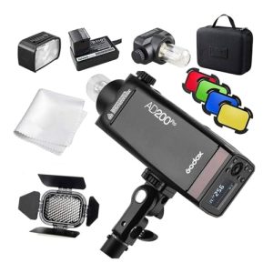 Godox AD200Pro Flash Strobe Kit | Portable Studio Light