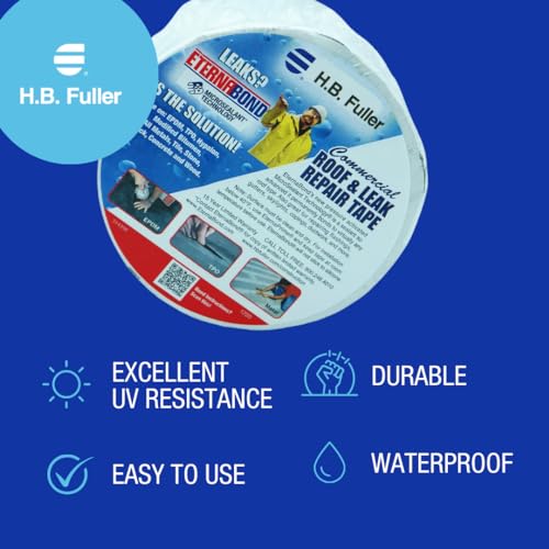 EternaBond RoofSeal White 4"x25' RV Repair Tape - Image 7