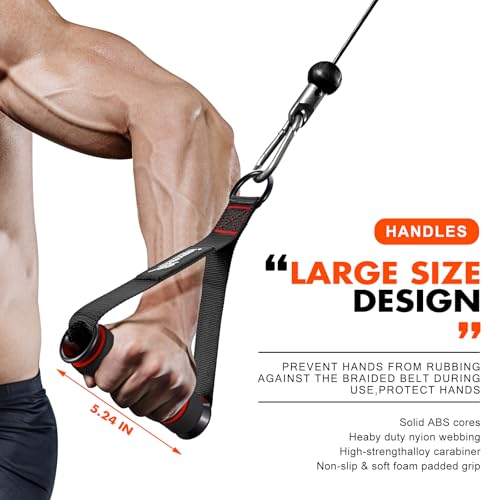 HPYGN Exercise Handles - Heavy Duty Cable Machine Grip - Image 4