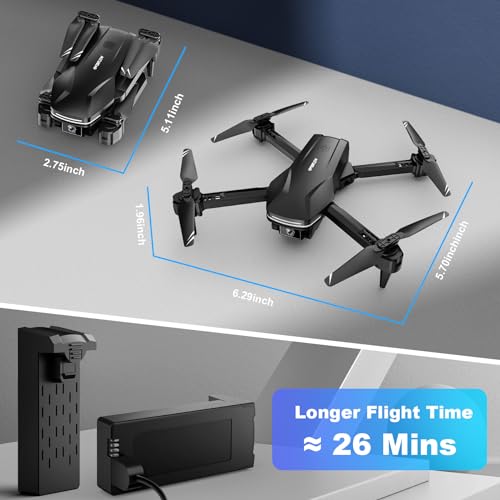 Foldable 1080P HD Drone for Adults - One-Key & 360° Flip - Image 6