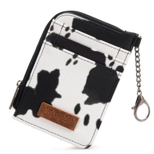 Montana West Cow Print Western Credit Card Holder Wallet