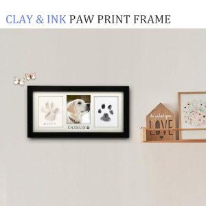 MYPAWLETS Pet Paw Print Frame Kit – Dog & Cat Memorial