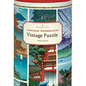 Cavallini 1000 Piece Japanese Woodblocks Puzzle