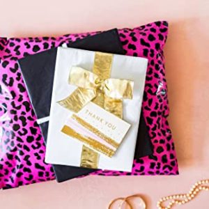 Hot Pink Cheetah Poly Mailers 10×13 – 100 Pack Shipping Bags