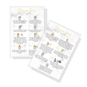 Boutique Marketing Press On Nail Application/Removal Card