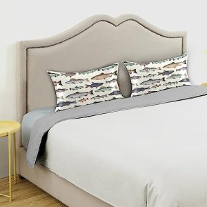 Vintage Fish Satin Pillowcase for Hair & Skin (20×26)