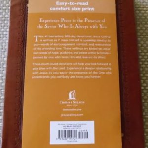 Jesus Calling Daily Devotional: Large Print, Leathersoft