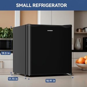 BANGSON 1.6 Cu.Ft Mini Fridge with Freezer – Energy Saving
