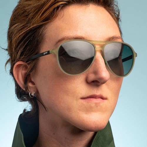 goodr Buzzed On Tower Polarized Aviator Sunglasses - Image 5