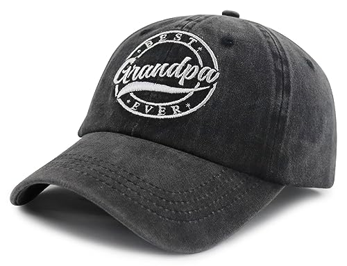 Embroidered Grandpa Baseball Cap - Best Papa Ever Hat Gift - Image 2