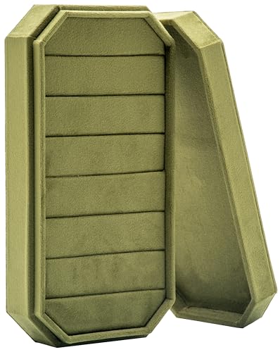 COWFEX Velvet Ring & Earring Organizer Display Tray