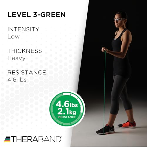 THERABAND Heavy Latex Resistance Band - 50-Yard Roll - Image 3