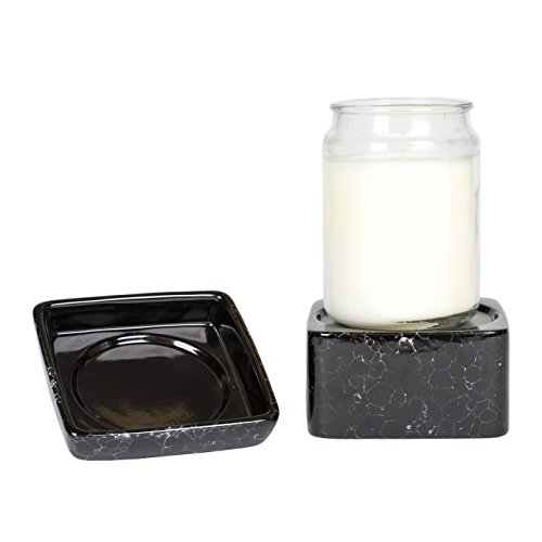 Electric 2-in-1 Black Ceramic Wax & Oil Warmer - Image 4