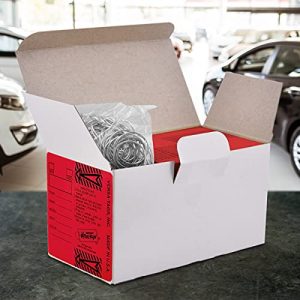 Versa-Tags Self-Protecting Key Tags for Dealers – Red, 250pk