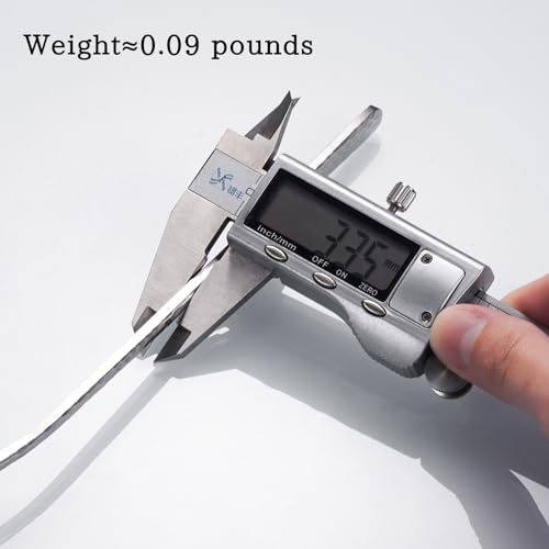 8.4" Hammered Long Handle Stainless Steel Spoons, Set of 6 - Image 4