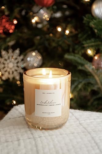 Marshmallow Fireside Beeswax Soy Blend Candle - Emberluxe - Image 6