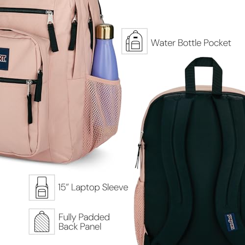 JanSport Laptop Backpack - Computer Bag - Strawberry Shower - Image 6